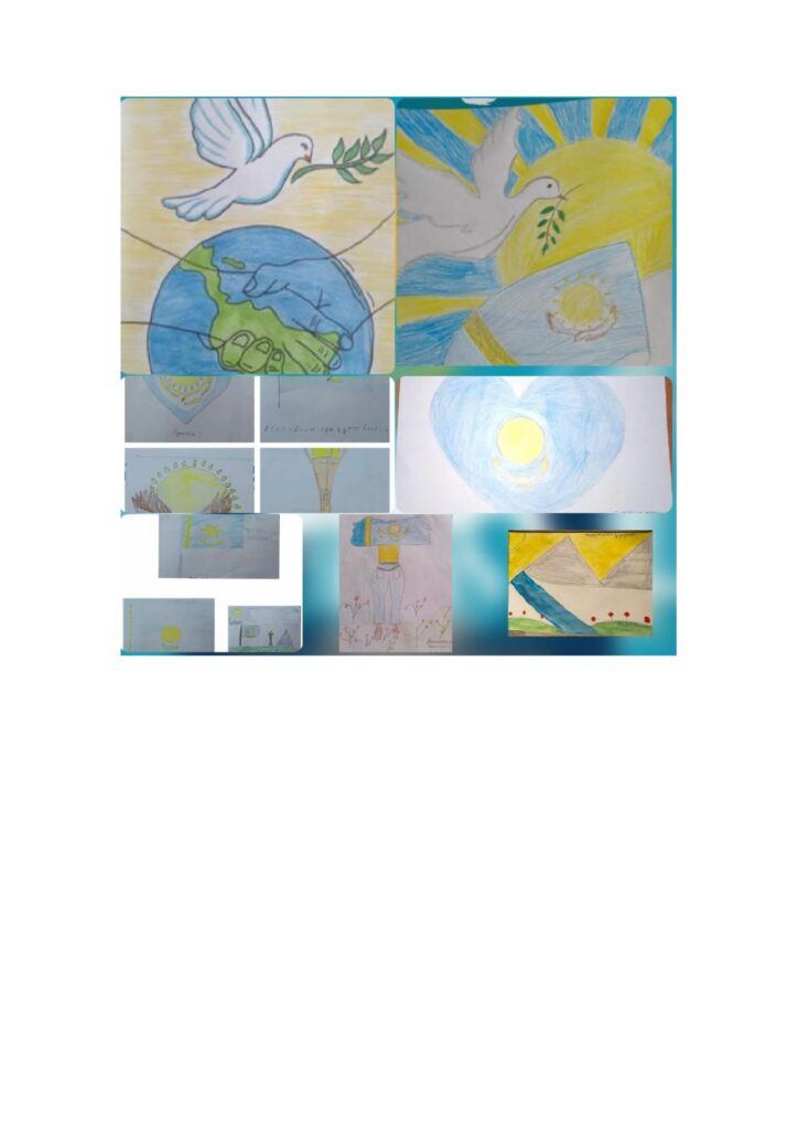 ???????????? “Қазақстан – менің Отаным” тақырыбында сурет салу ????
Күзгі демалыс күндері Атасу жалпы білім беретін мектебінің 6-сынып оқушылары шығармашылықпен айналысып, өз Отанымызға деген сүйіспеншіліктерін сурет арқылы бейнеледі. ????????
Балалардың әр туындысы – туған жерге деген мақтаныш пен патриоттық сезімнің көрінісі. ????
Жас суретшілерге шабыт пен жаңа жетістіктер тілейміз! ✨